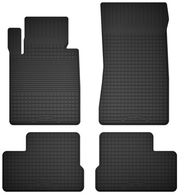 Gummifußmatten für: Mini Clubman R55 (bj. 2006-) Schwarz Automatten 4-tlg set