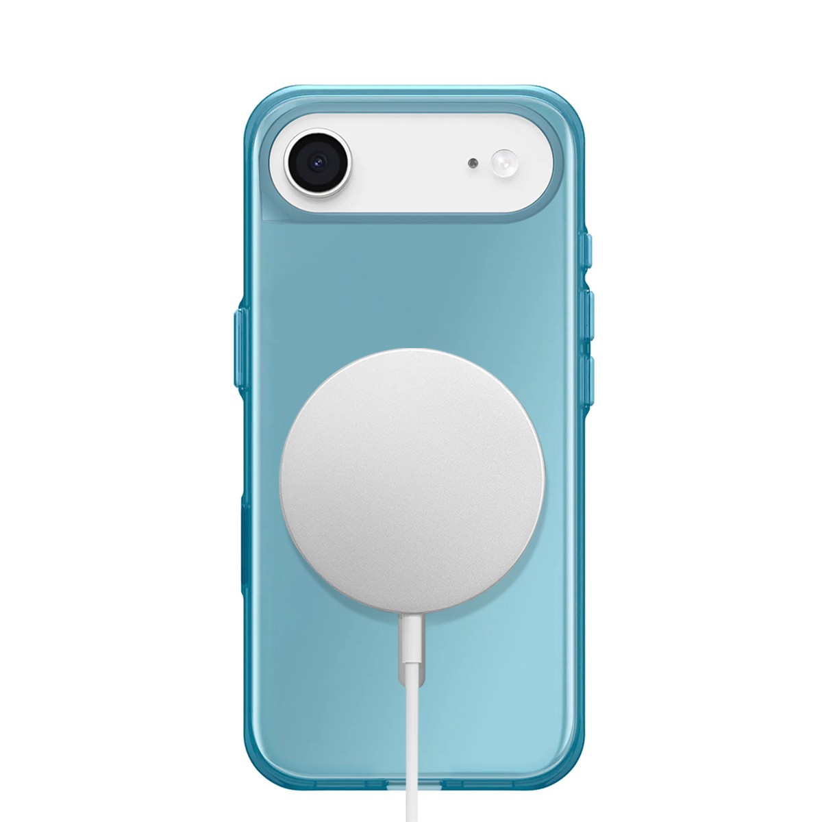 Coque transparente Rhinoshield Bleu Nuit pour iPhone Air en déplacement
