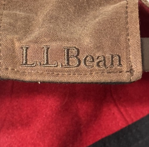 Vintage LL Bean Suede Baseball Hat Cap Leather Brown Adult OSFA 1980s USA - Picture 9 of 9