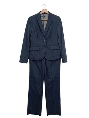 MORE & MORE Hosenanzug Damen Anzug Gr. DE 36 blau Business-Look