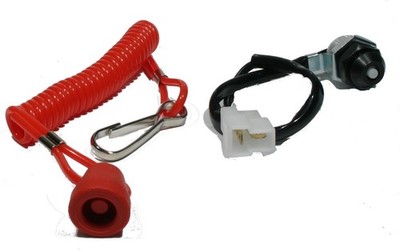 Polaris Indy RXL 650, 1992, Tether Kill Switch with Cap - SKS