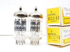 matched Pair Siemens 50.th ECC82 Premium 12AU7 Gf8 Δ... Tube Röhre Holy-Grail