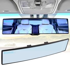Ningfist Broadway Rear View Mirror Wide Angle Panoramic Anti 12 In Blue