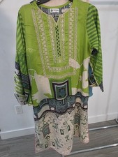 Pakistani Indian Shalwar Kameez Winter Women Stitched Size L/42 Desi Clothes
