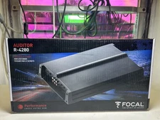 NEW FOCAL R4280 4-CHANNEL AMP 560W (FREE S&H)!