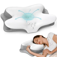 Almohadas Ortopedicas Para Cervical Alivio Dolor Cuello Foam Memory Dormir Bien