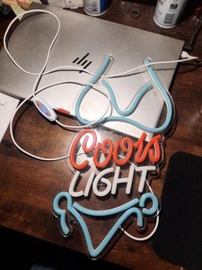 Coors Light Replica Neon Light USB Power Multifunction On/Off &Brightness Switch
