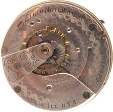 1897 ELGIN POCKET WATCH MOVEMENT 6937472 GRADE 171 18s 7j F4B3