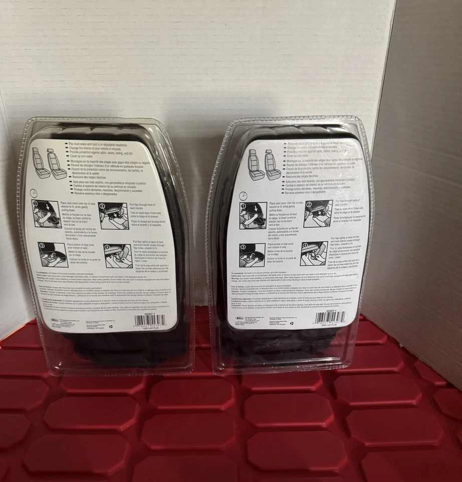 Juego de funda de asiento de coche con revestimiento de asiento de campana Ladybug y flores nuevo en paquete Foto 2 de 4