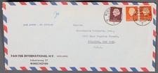 MayfairStamps Netherlands 1961 Pan-Tex International Linschoten to Syracuse NY A