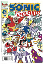 *SONIC THE HEDGEHOG #1*ARCHIE PUBLICATIONS*1993*DAVE MANAK*NEWSSTAND*NM-*