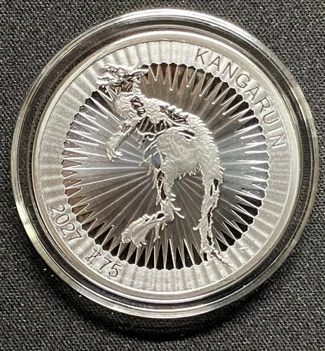 1 Troy oz Silver .999 Pure Zombucks World Kangaruin Round