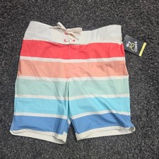 NEW Art Class Boys Board Shorts Swim Trunks Youth Size 14 Striped