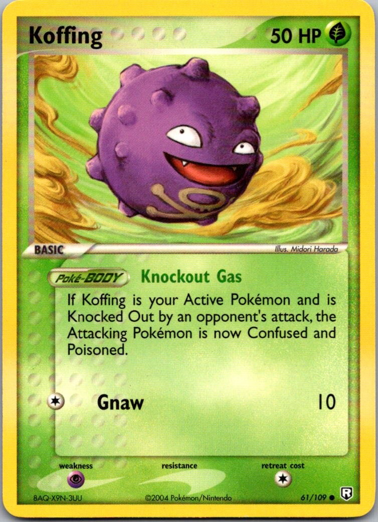 Koffing Common Team Rocket Returns 61/109 NM