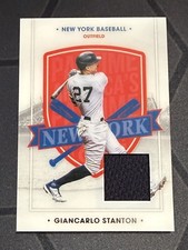 2021 Panini Chronicles Giancarlo Stanton #19 America's Pastime Swatches Yankees