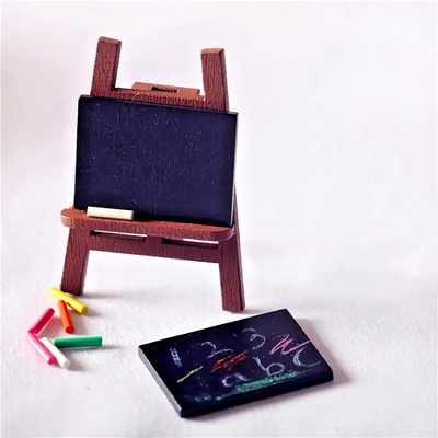 #ad #ad 1 12 Scale Miniature Wooden Easel with Chalks Set and Assorted Dollhouse Items $2.99