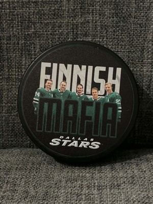 Dallas Stars Finnish Mafia NHL Souvenir Hockey Puck New