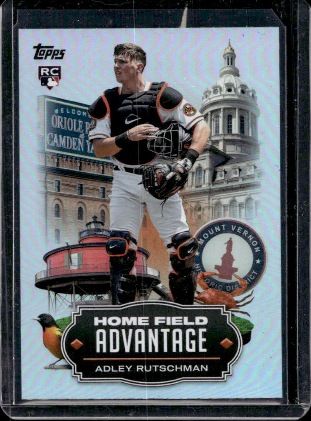 2023 Topps Adley Rutschman Home Field Advantage RC Rookie #HA-8 Orioles