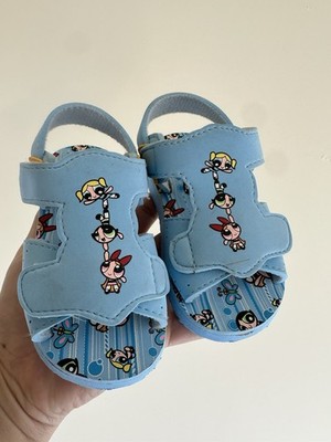 Vintage Rare power-puff girls shoes sandals 5c