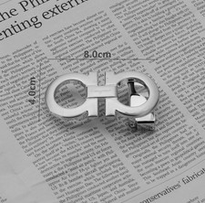 Silver Salvatore Ferragamo Classic Alloy Belt Buckle for34-35mm belt