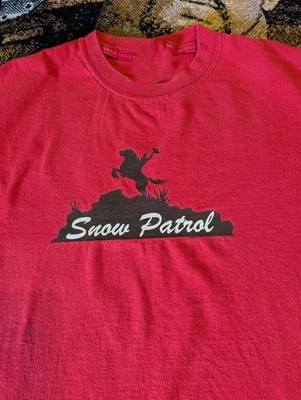 Snow Patrol Shirt Adult Red Cowboy Unisex S-235XL KK2690