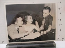 DUMONT TV photo 1950s BROADWAY TO HOLLYWOOD Buddy Weed Betty Cox Ted Hammerstein