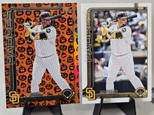 Martin Maldonaldo-2025 Topps Update Jack O Lantern Foil SP +  Base White Sox RC