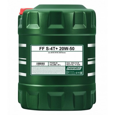 FANFARO S-4T+ SAE 20W-50 Motorradöl API SN, JASO MA, JASO MA2, 20 Liter