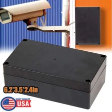 Waterproof Plastic Project Box ABS IP65 Electrical Junction Box Enclosure Black