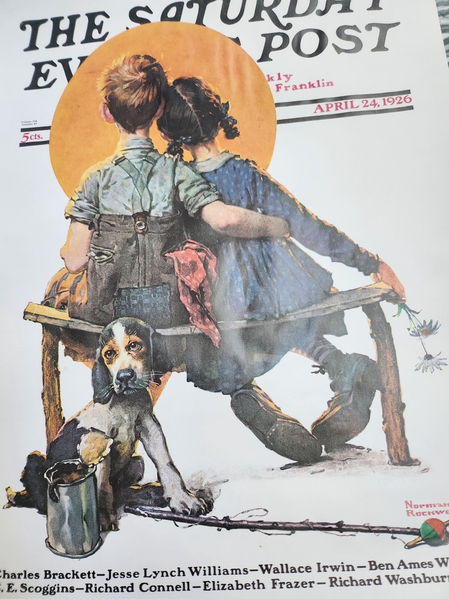 Saturday Evening April 24, 1926 Norman Rockwell print CPC
