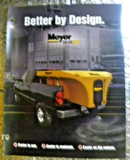 2013 Meyer Sales Factory Spec Brochure Cross Fire Salt Hopper Spreader Pick-up