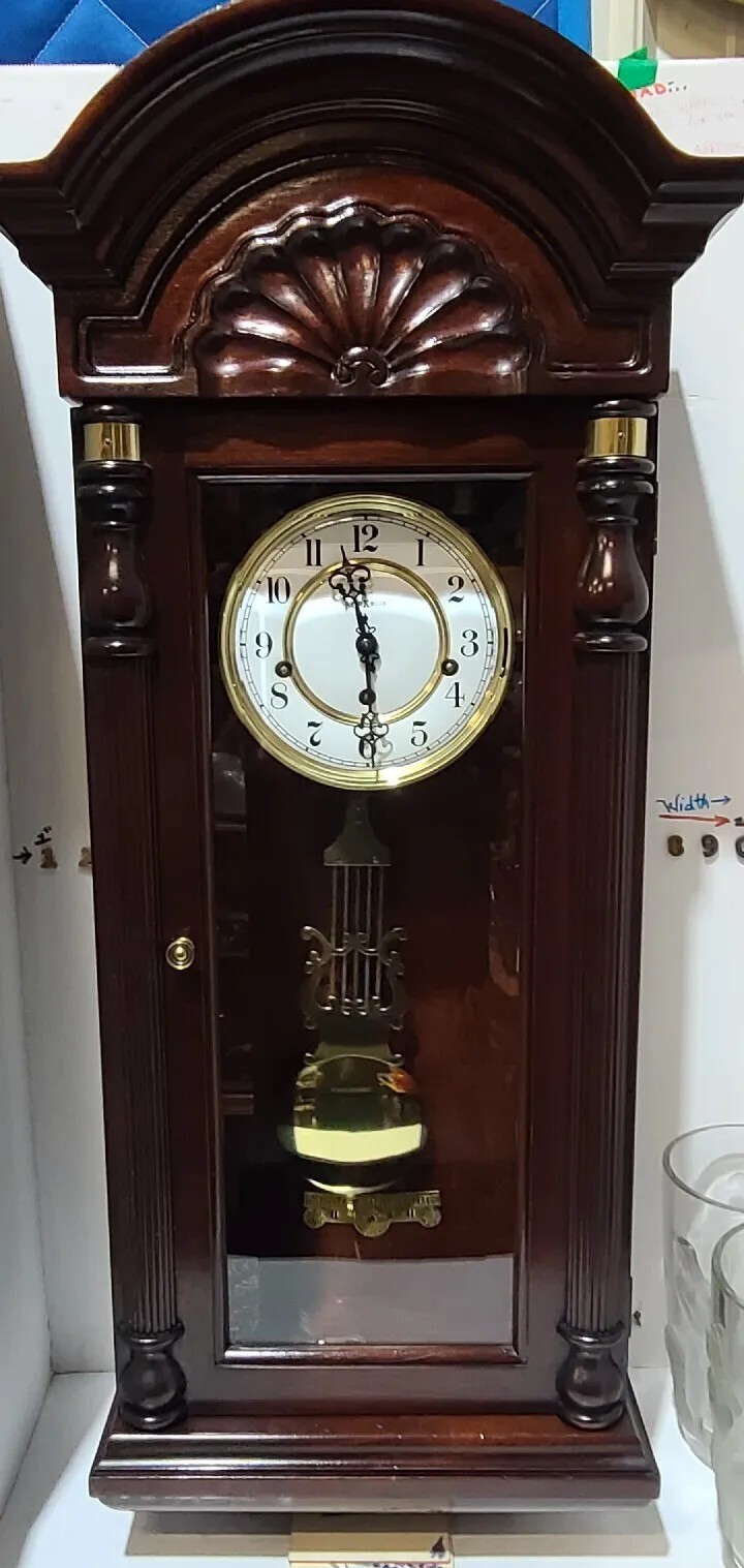 Howard Miller 612221 Jennison Mahogany Triple Chime Wall Clock eBay