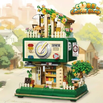 1057PCS Coffee Shop Building Blocks Set