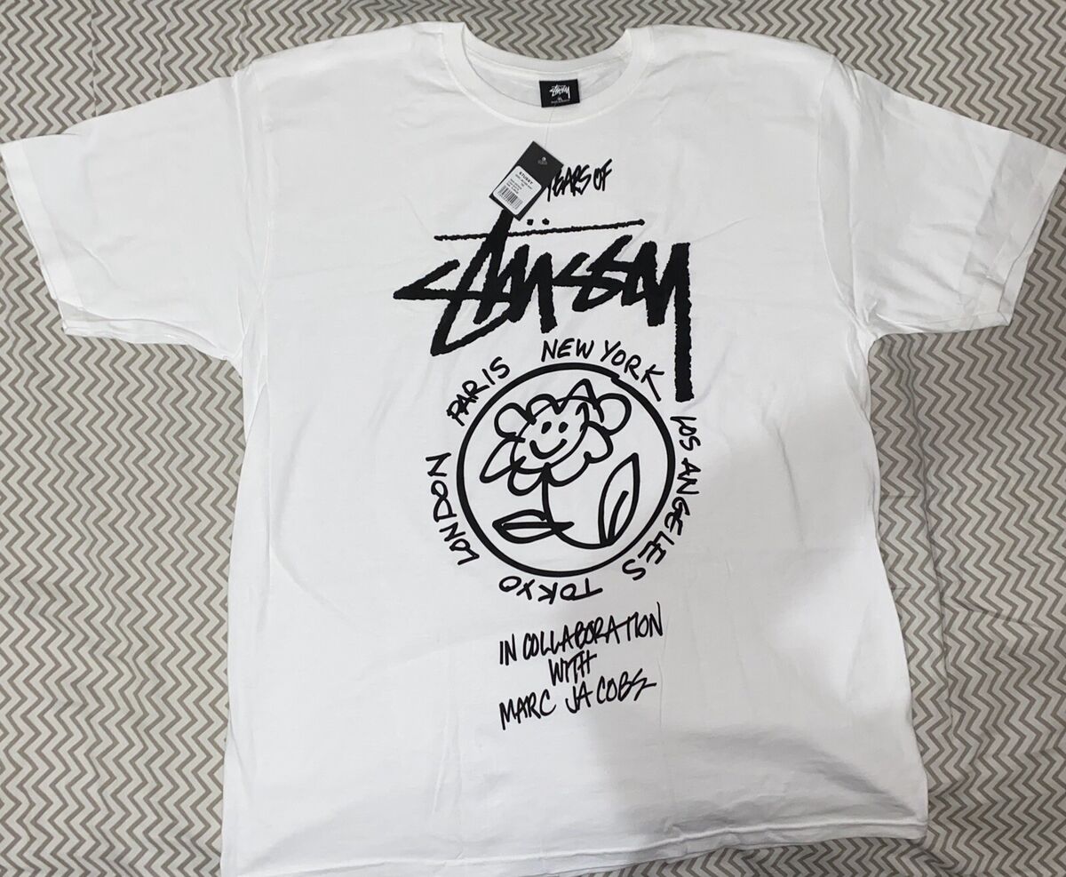 Stussy x Marc Jacobs 40th Anniversary World Tour Tee - Size Stussy x Marc Jacobs 40th Anniversary World Tour Tee - Size
