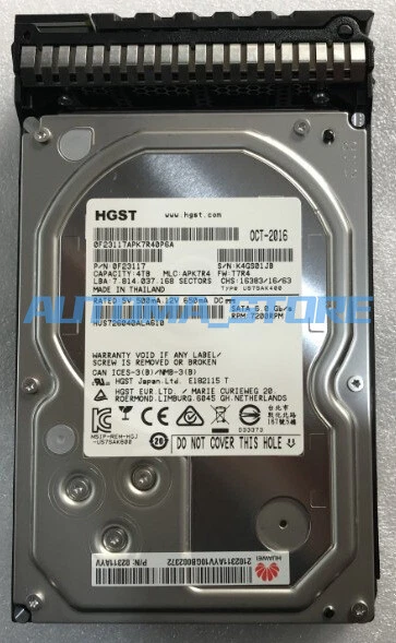 SATA HARD DRIVE HGST HUS726040ALA610 4TB HDD 7.2K RPM 3.5" #AM - Image 4 of 4