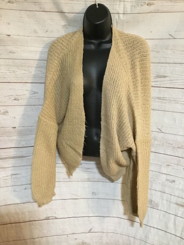 Front Drape Cardigan Caramel Color 