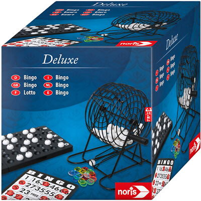 Noris Familienspiel Aktionsspiel Deluxe Bingo 606108011