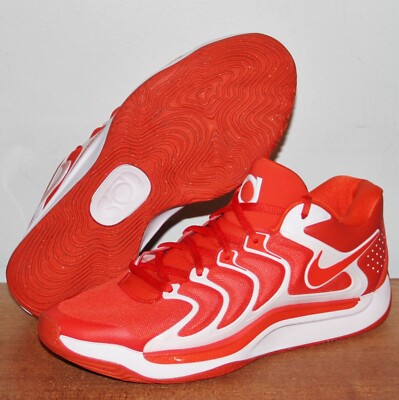 Nike KD 17 TB Basketball Shoes Men's 10.5 Team Orange White FV1307-800 Durant
