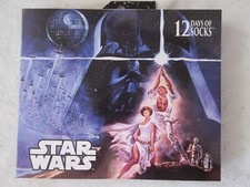 STAR WARS Disney 12 Days of Socks Men 6-12 Christmas Casual Unisex Gift NIB