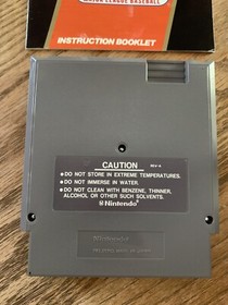 Major League Baseball -Juego Nintendo NES, 1988- &iexcl;con libro de instrucciones y estuche!