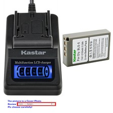 Kastar Battery LCD Quick Charger for Olympus BLS-5 Olympus E-PL1 EPL1 Camera