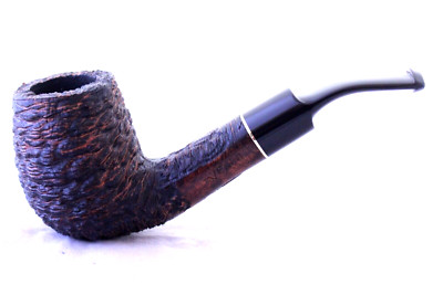 Pfeife Pipe Pipa VENINI Half Bent, Italien, Rustiziert,  9 mm Filter, Neu