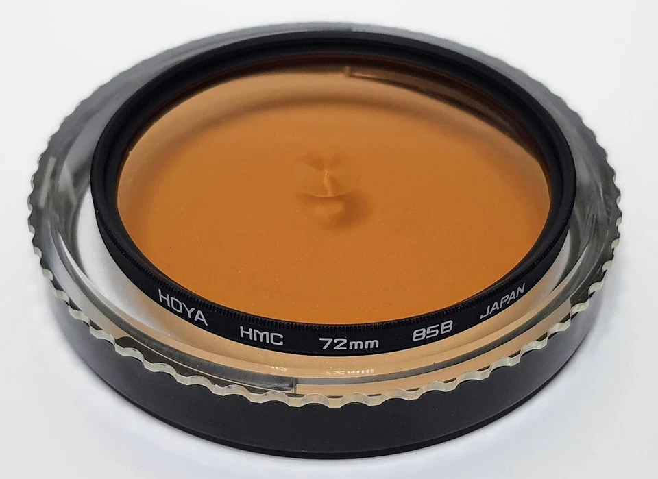 72mm Hoya HMC Multi-Coated 85B 85-B 85 B Color Conversion Glass Lens Filter H MC - Image 2 of 4