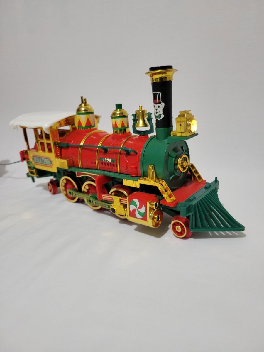 Bear Family Musical Christmas Express Train Set New Bright Bear Family Musical Christmas Express Train Set New Bright