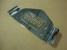 Big Dog Motorcycles BLEM LOWBOY sissybar backrest plate W/ logo OEM CHROME 