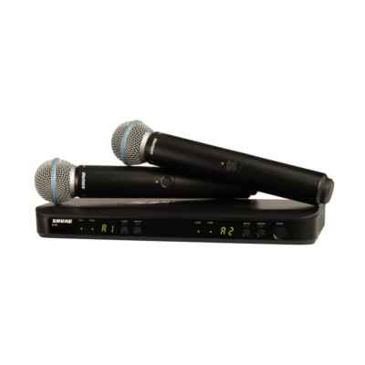 Shure BLX288/B58 H9 Band Dual Handheld Wireless Vocal System, 512-542 MHz