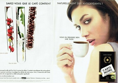 Werbung Advertising 109 2007 Kaffee Carte Noire Arabica (2 Seiten)