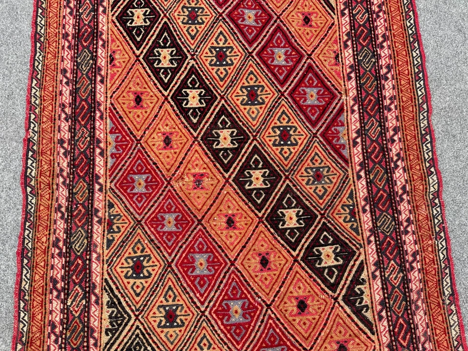 2,6 x 3,5 pies  Alfombra de arte de lana - Afgana hecha a mano estilo caída Mushwani - Alfombra tribal Foto 4 de 4