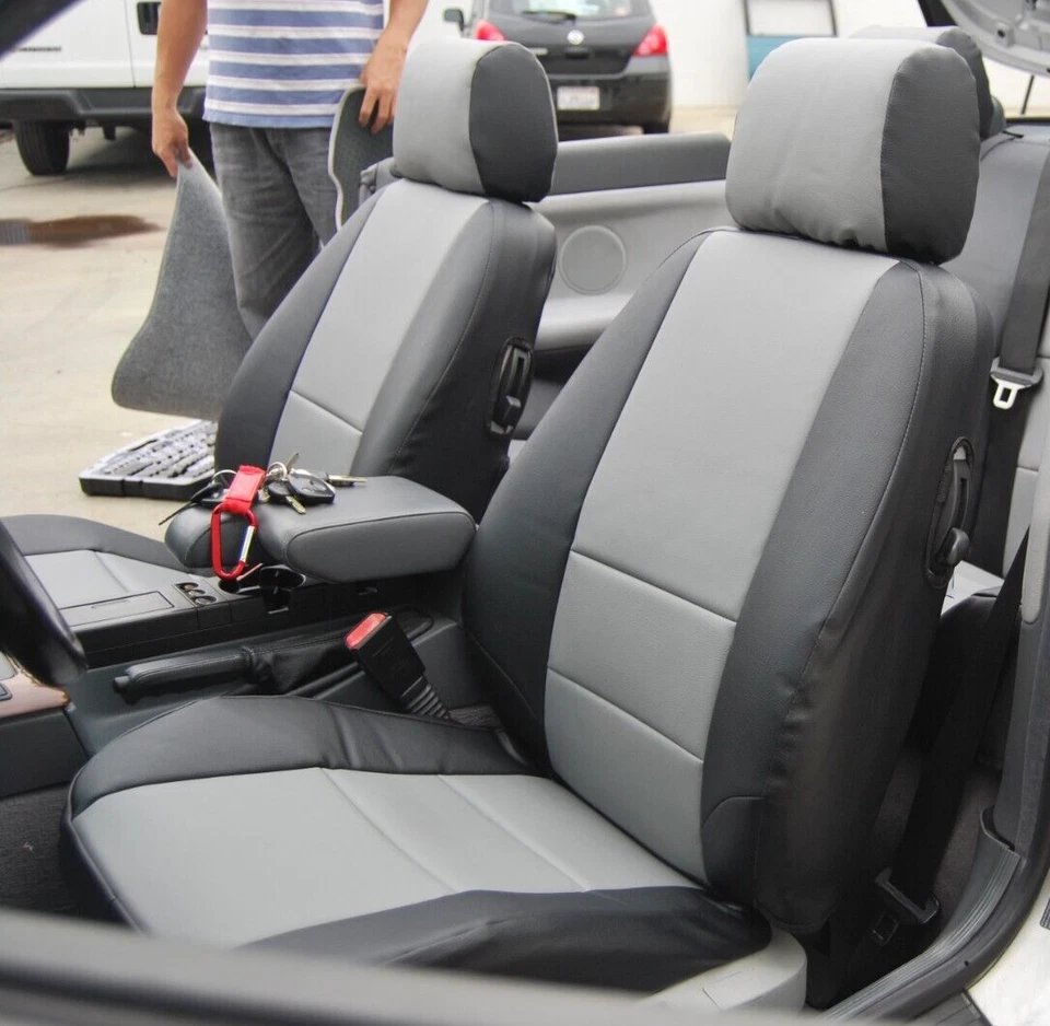 FUNDAS ASIENTO DELANTERO IGGEE S. CUERO AJUSTE PERSONALIZADO BMW E36 318 325 328 1992 - 1999 Foto 3 de 4
