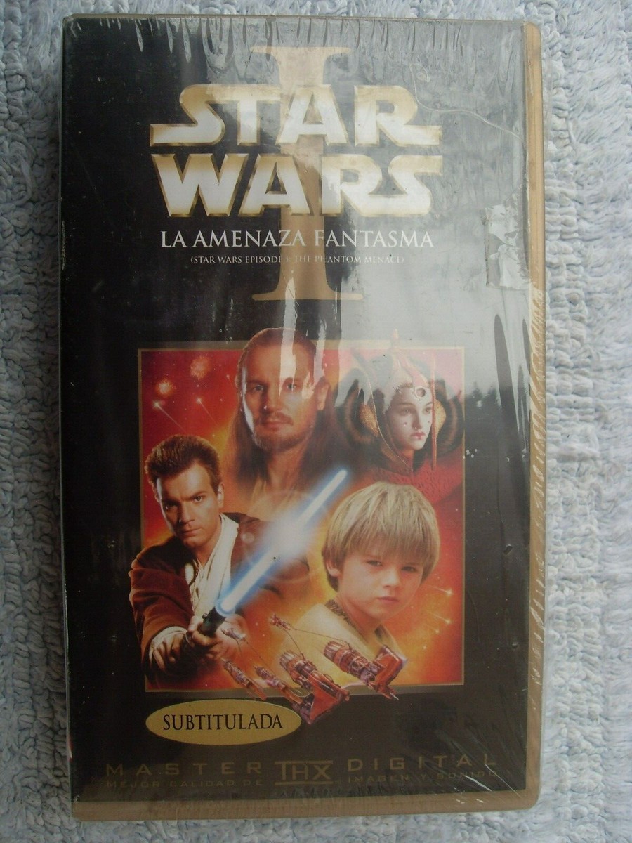 Star Wars The Phantom Menace VHS La Amenaza Fantasma New, sealed
